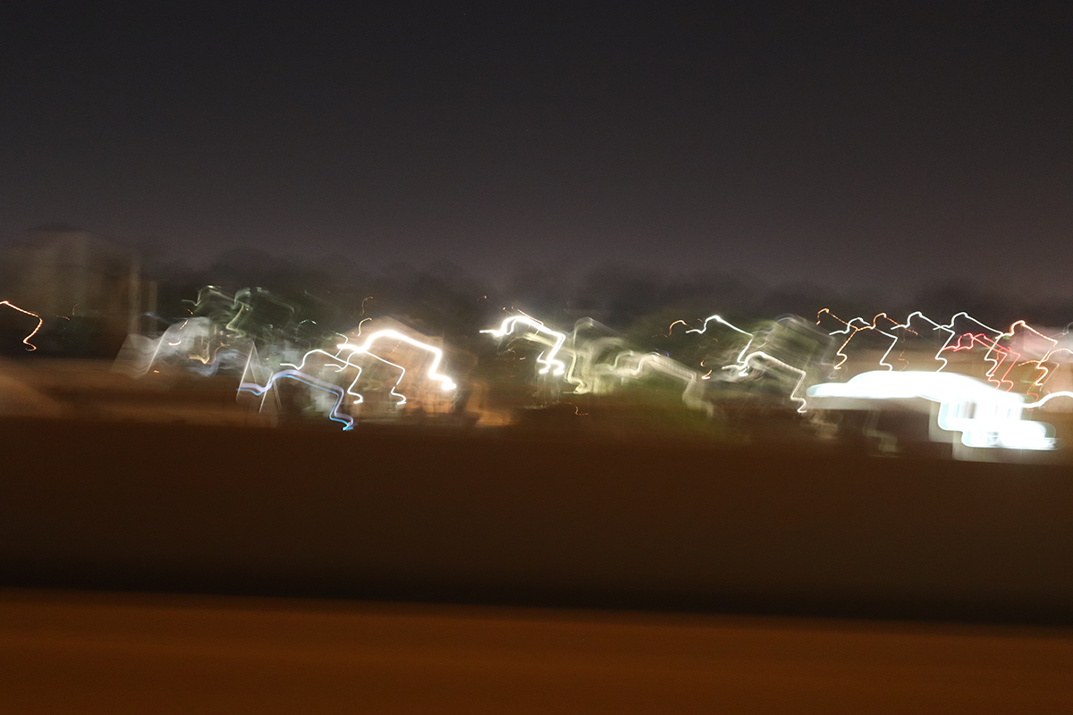 long exposure highway photo
